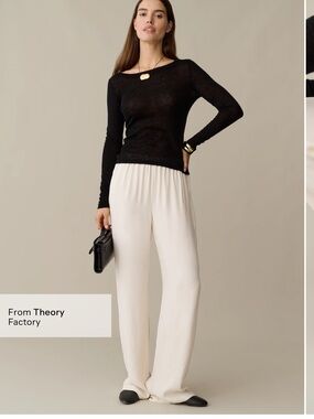 NWT CAARA Ivanna Satin Finish Theory
Factory Few Moda Pant S
